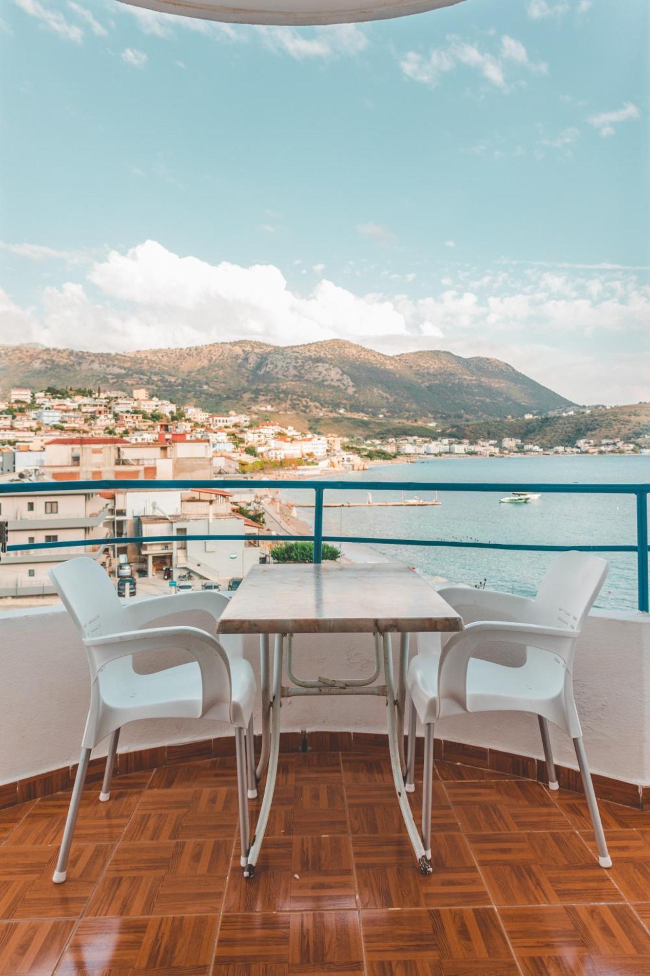 Room With Amazing Sea View Himare Bagian luar foto