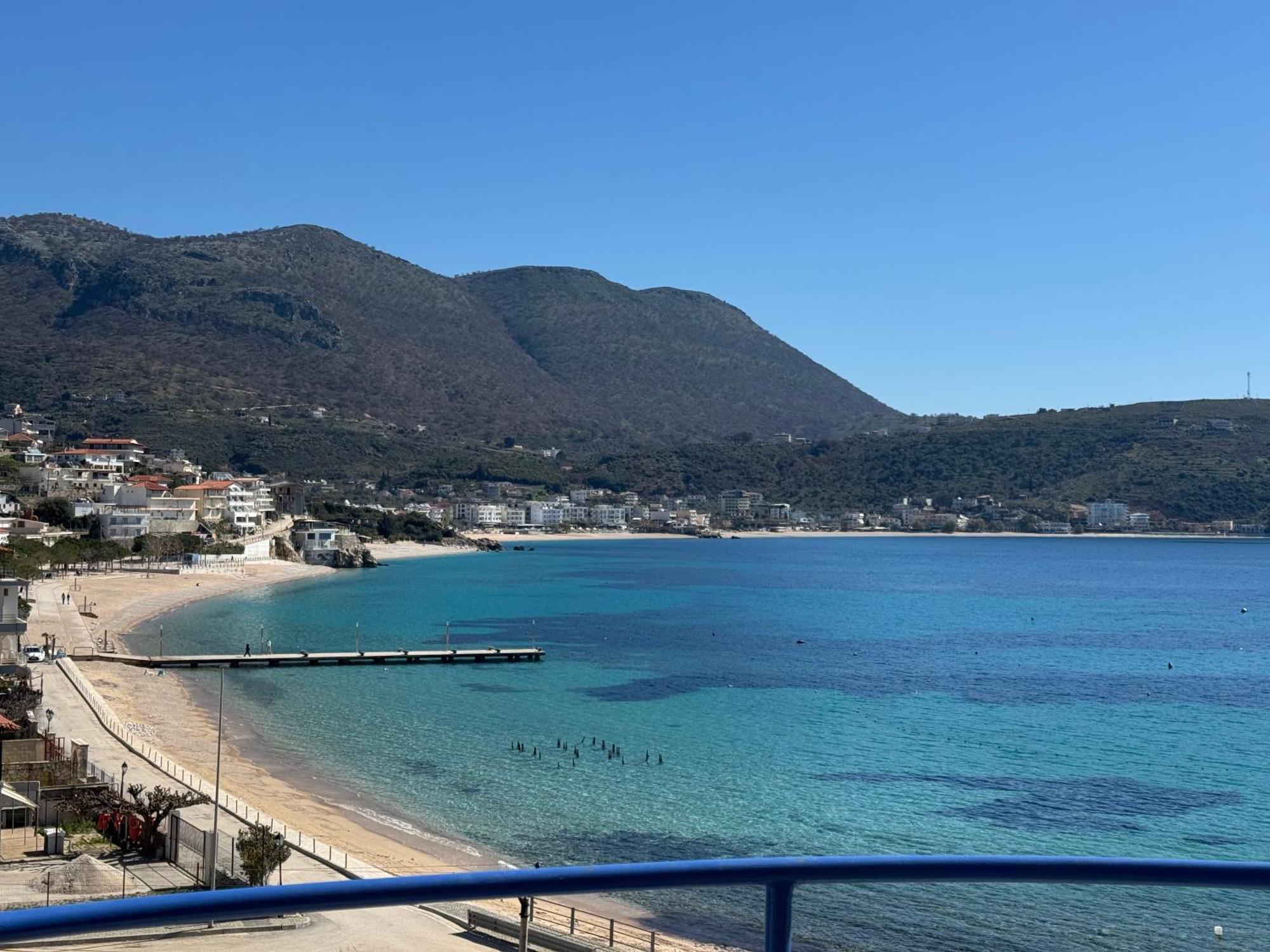 Room With Amazing Sea View Himare Bagian luar foto