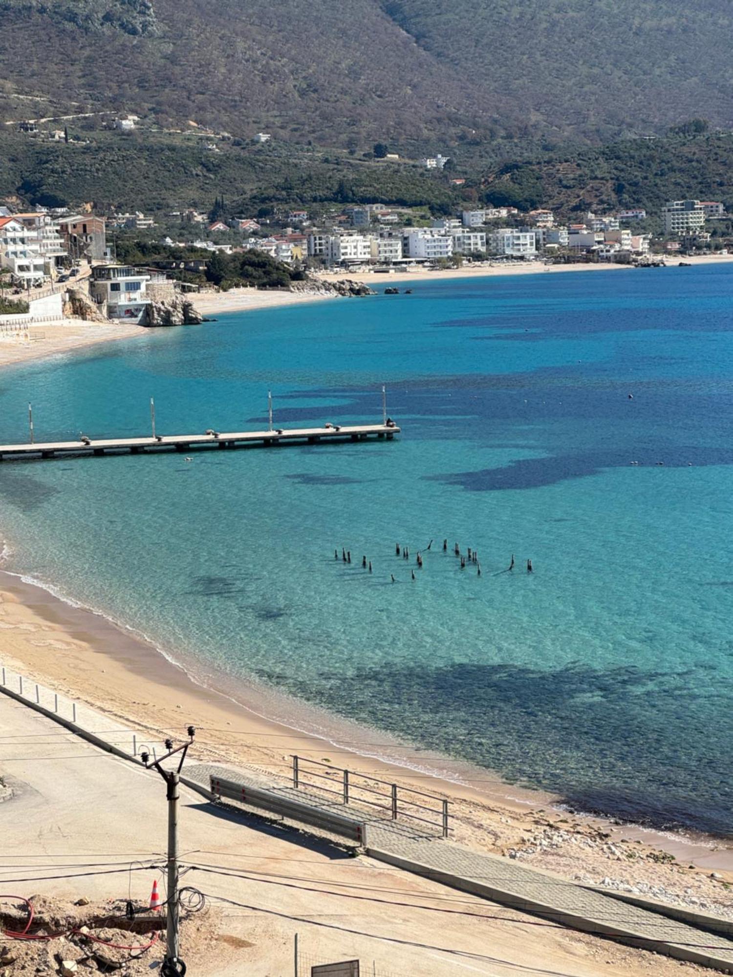 Room With Amazing Sea View Himare Bagian luar foto