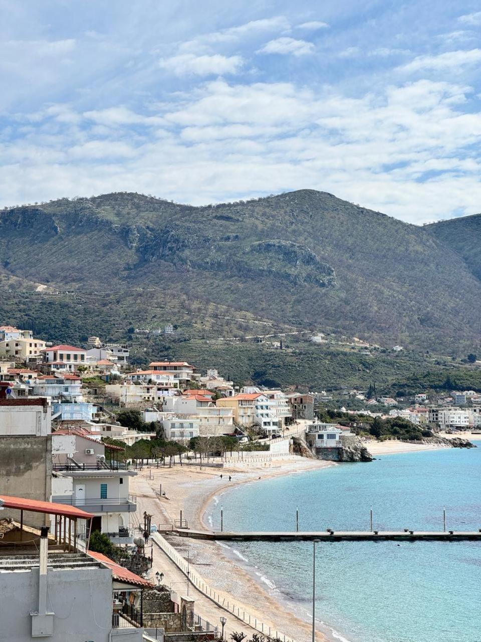 Room With Amazing Sea View Himare Bagian luar foto